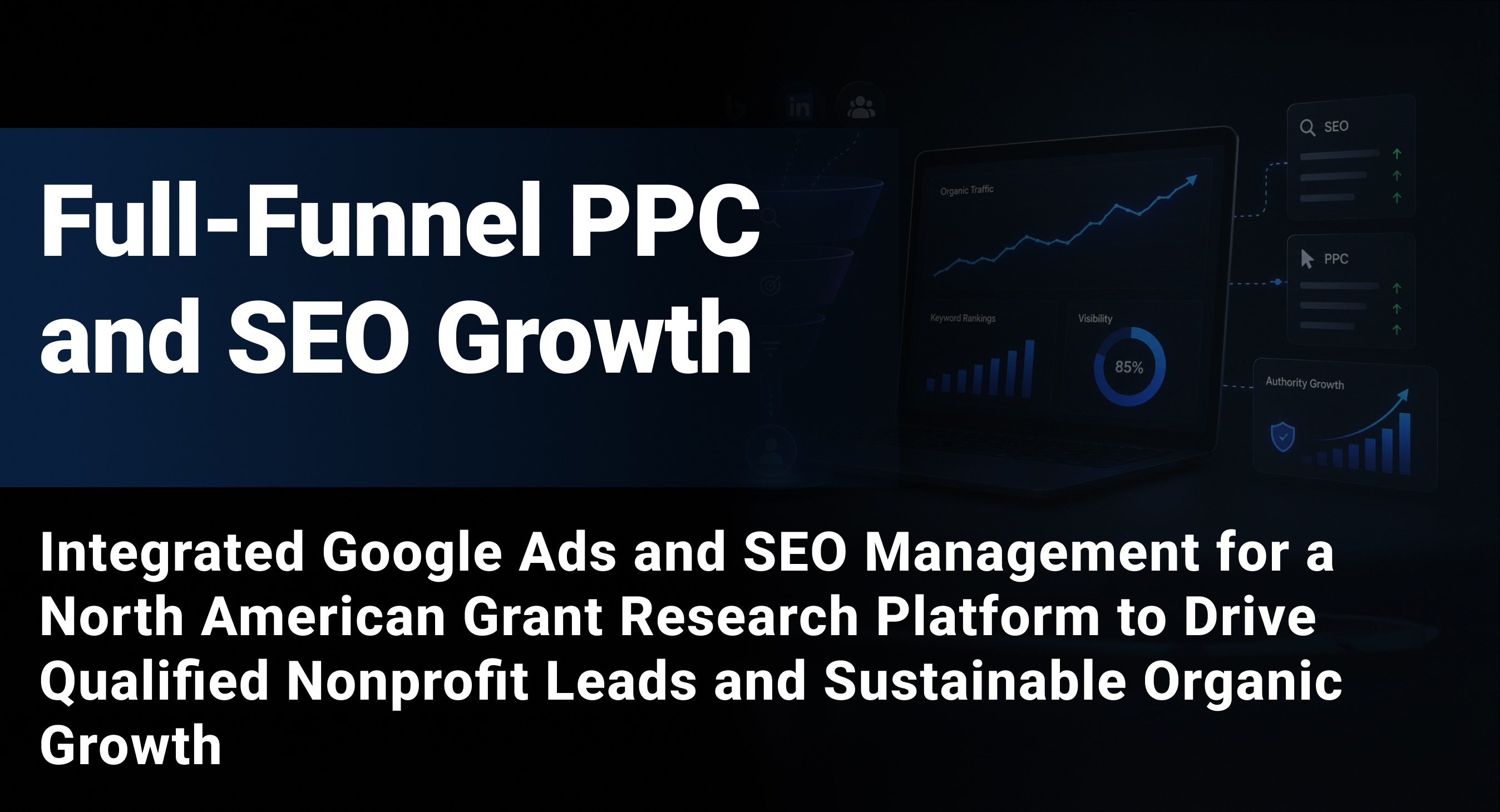 PPC and SEO Support for a Grant Research Platform